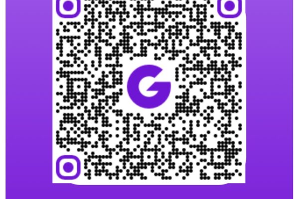 QR code for Just Giving page